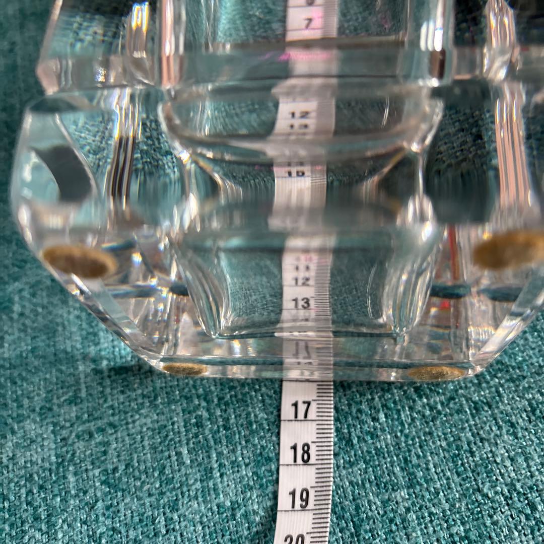 北欧 コスタボダ クリスタルガラス 花瓶 16cm アンティーク