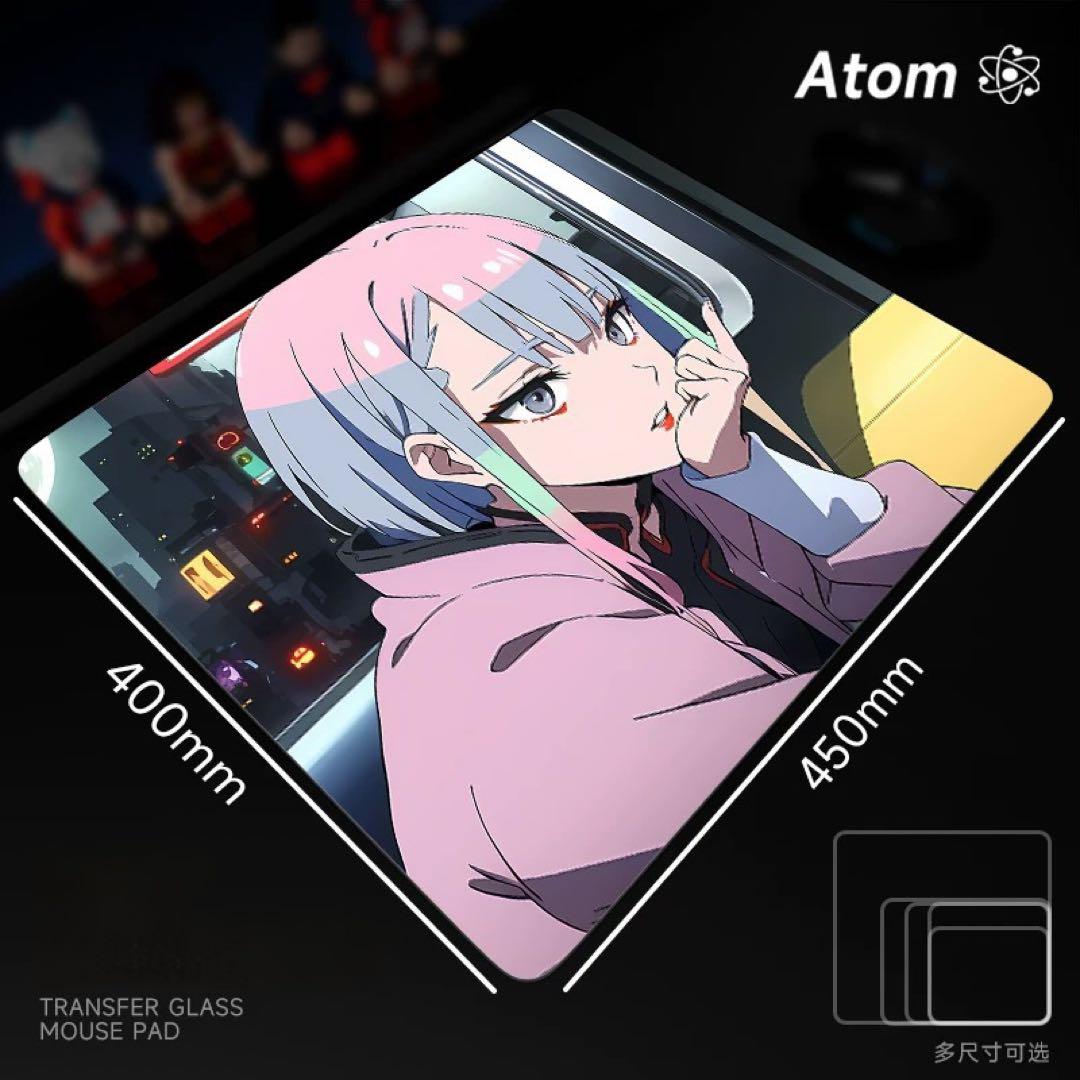 Atom ゲーミングガラスマウスパッド【R】新品