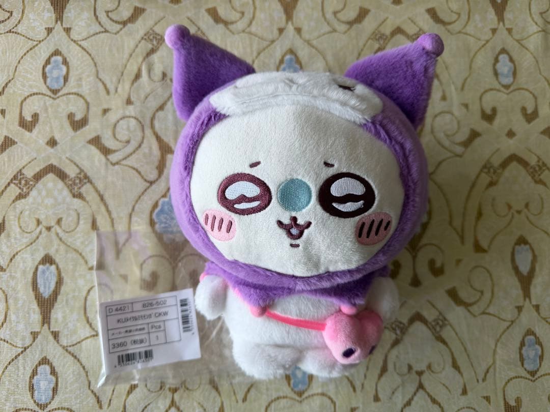 モモンガ　ちいかわベイビー　ぷっくりアクリルマグネット　モモンガだらけ　クロミ