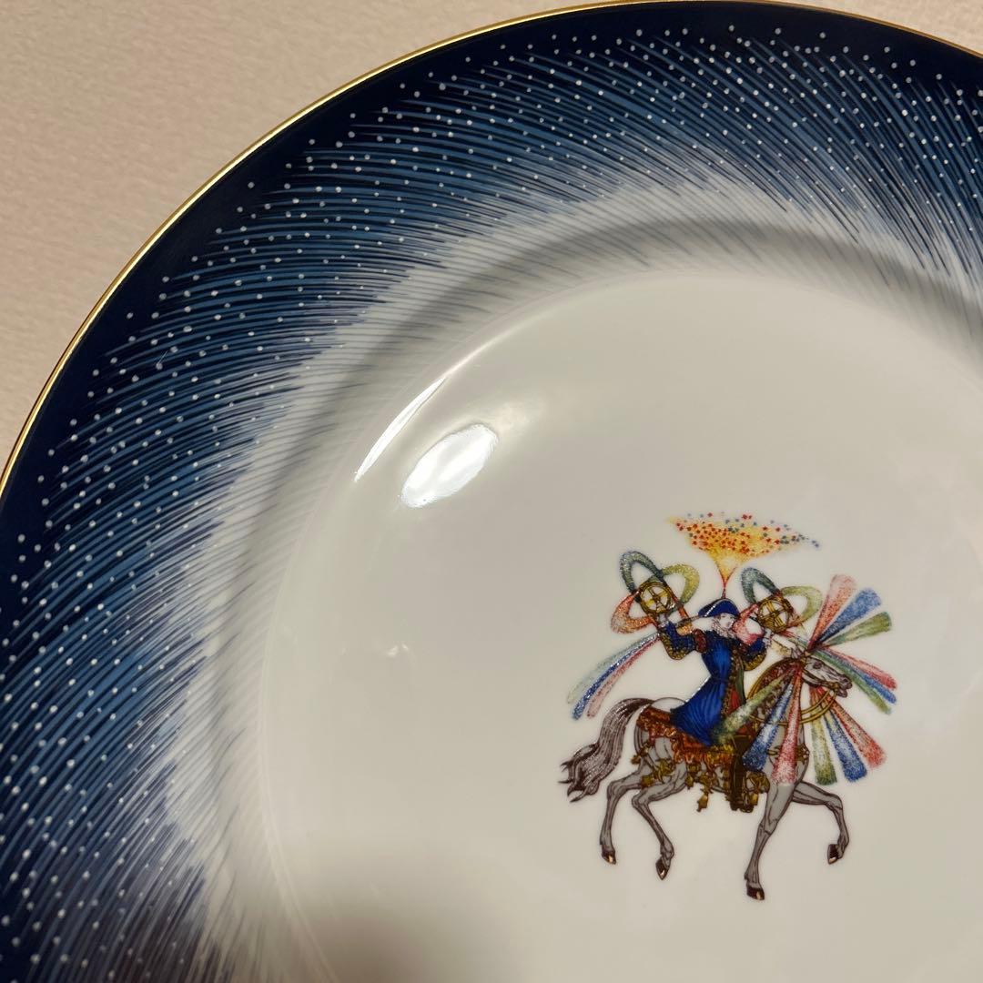 エルメス　花火師　ディナープレート　飾り皿　150周年