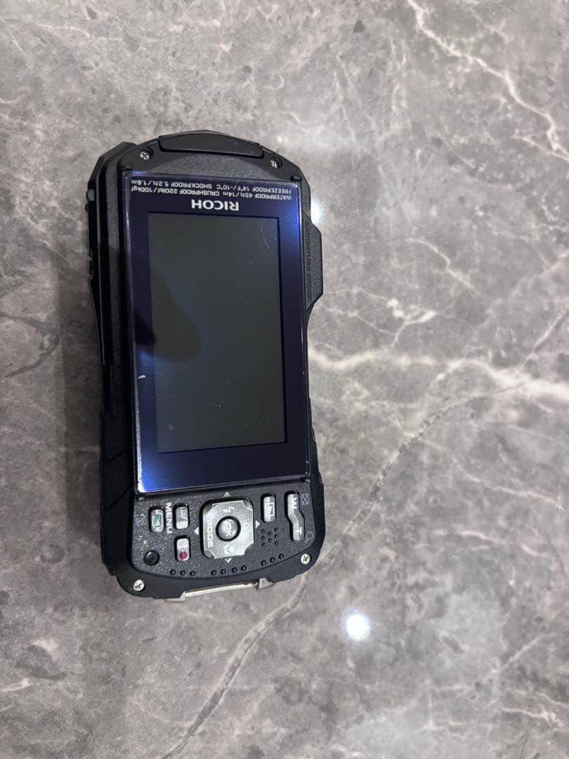 Ricoh WG-80オレンジ 防水デジタルカメラ