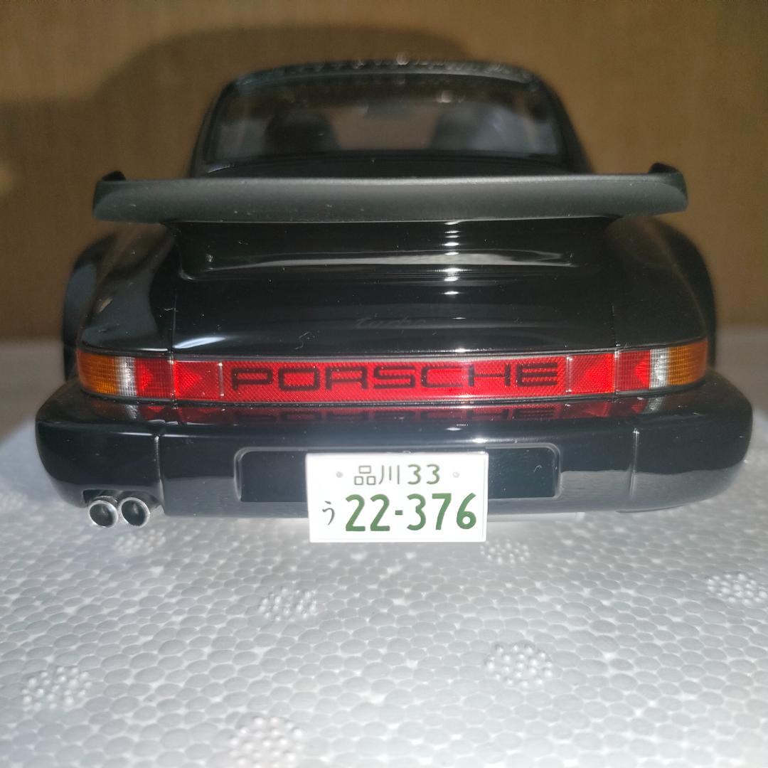 オートアート 1/18 ポルシェ930 ブラックバード 湾岸ミッドナイト1巻仕様