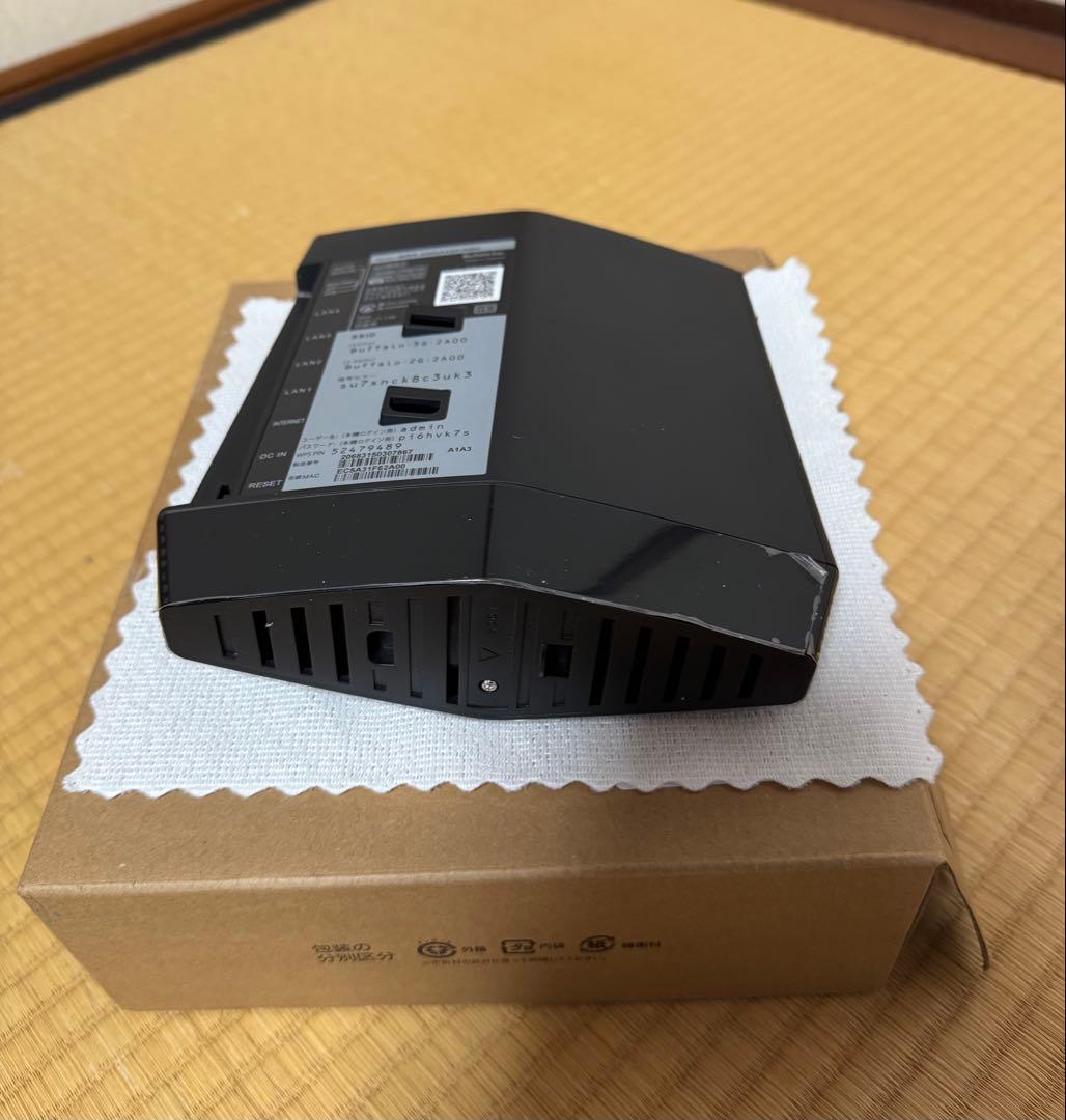 らふぃ　BUFFALO WSR-5400AX6P-BK 無線ルーター