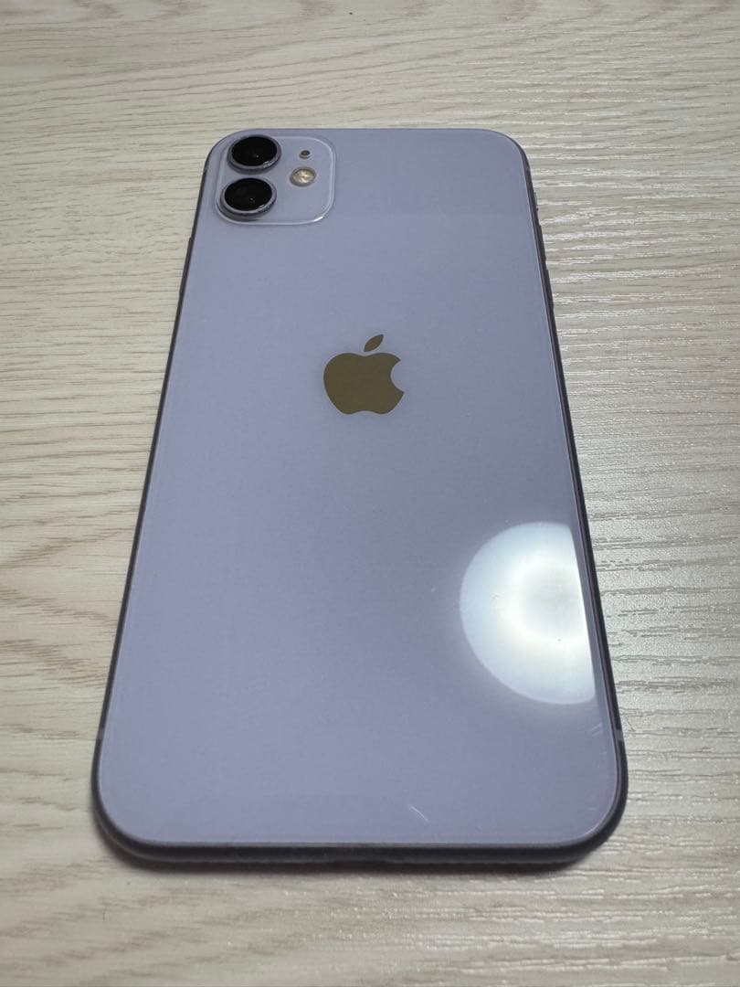 iPhone 11 パープル 128GB SIMフリー（訳あり・画面割れ）