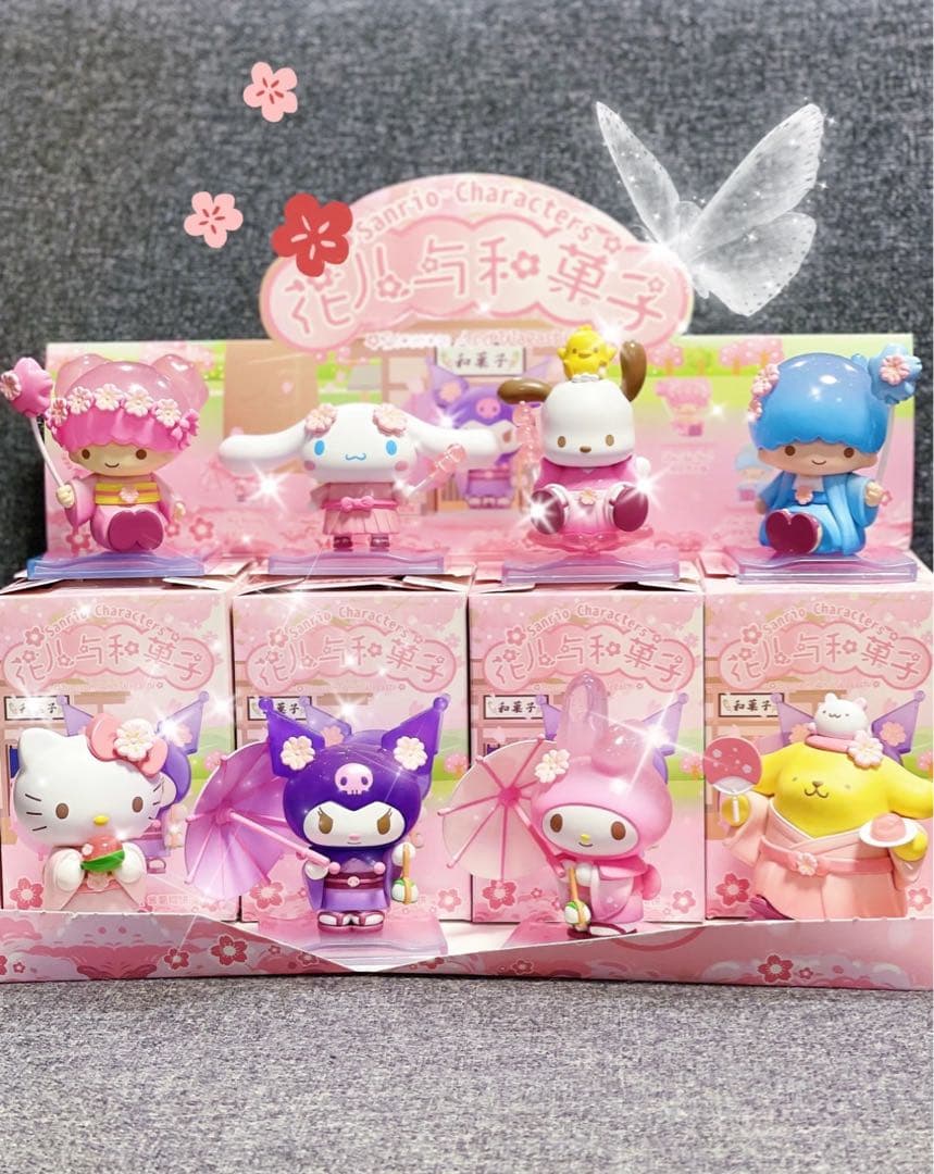 TOPTOY サンリオキャラクターズ　花と和菓子　シークレット　クロミ　稀少品