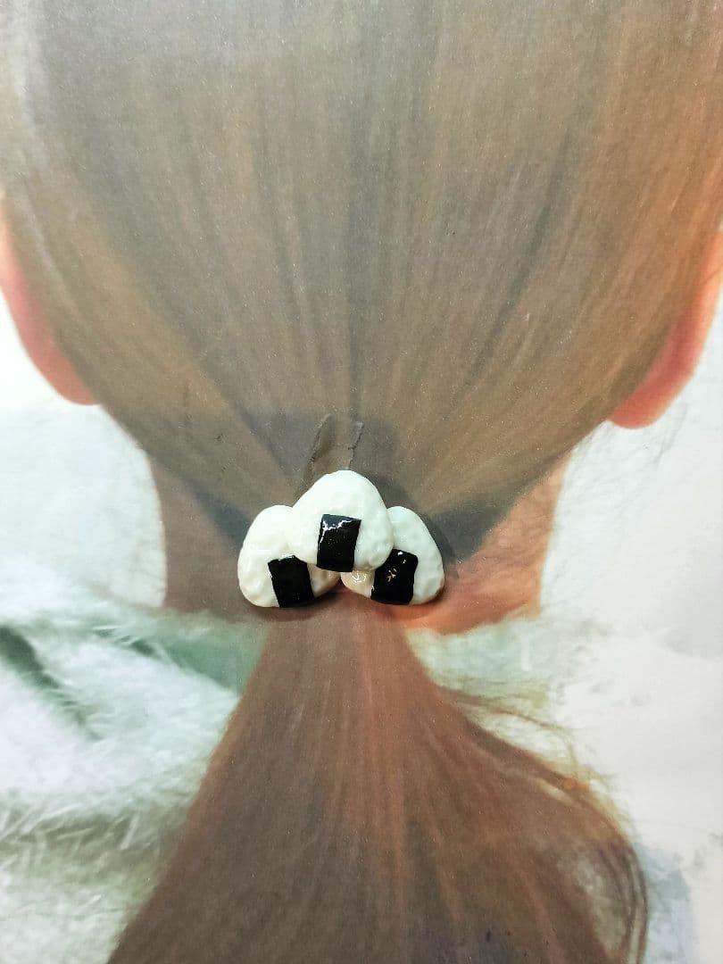 3連おにぎり　ヘアアクセサリー他