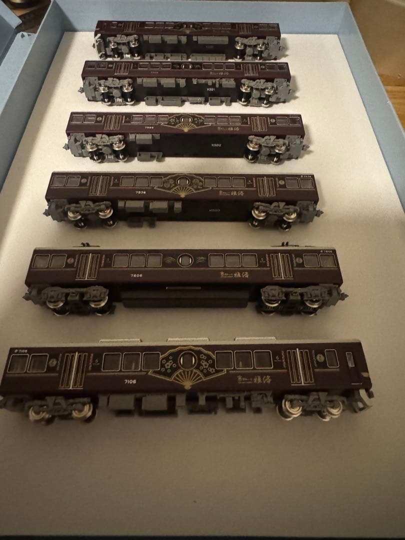 トミーテック　鉄道コレクション 阪急7000系　　京とれいん雅楽 6両編成セット