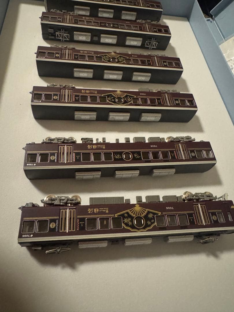 トミーテック　鉄道コレクション 阪急7000系　　京とれいん雅楽 6両編成セット