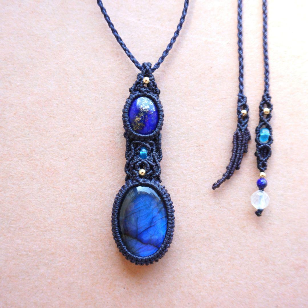 《H様オーダー》マクラメ　ネックレス　ブレスレット