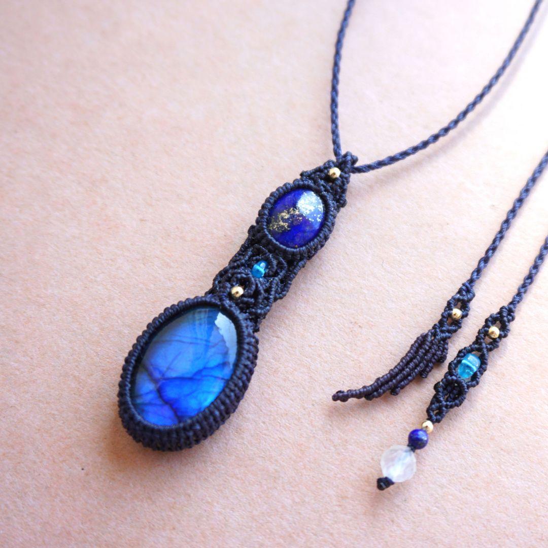 《H様オーダー》マクラメ　ネックレス　ブレスレット