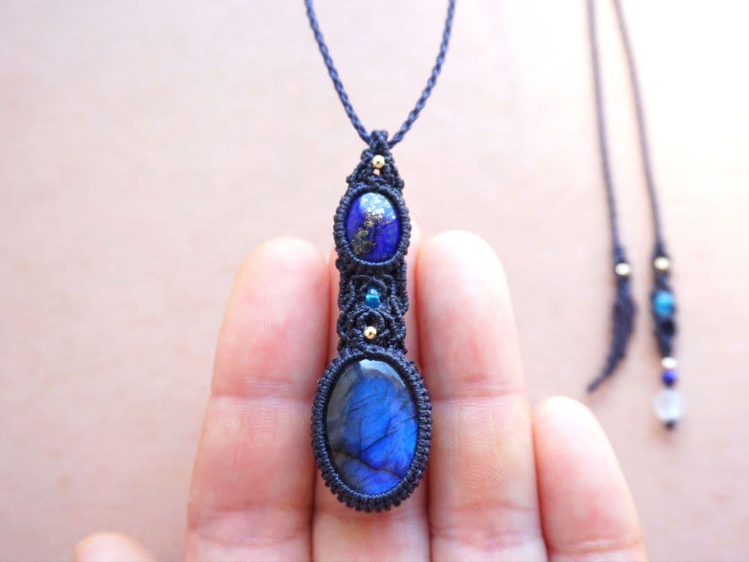 《H様オーダー》マクラメ　ネックレス　ブレスレット