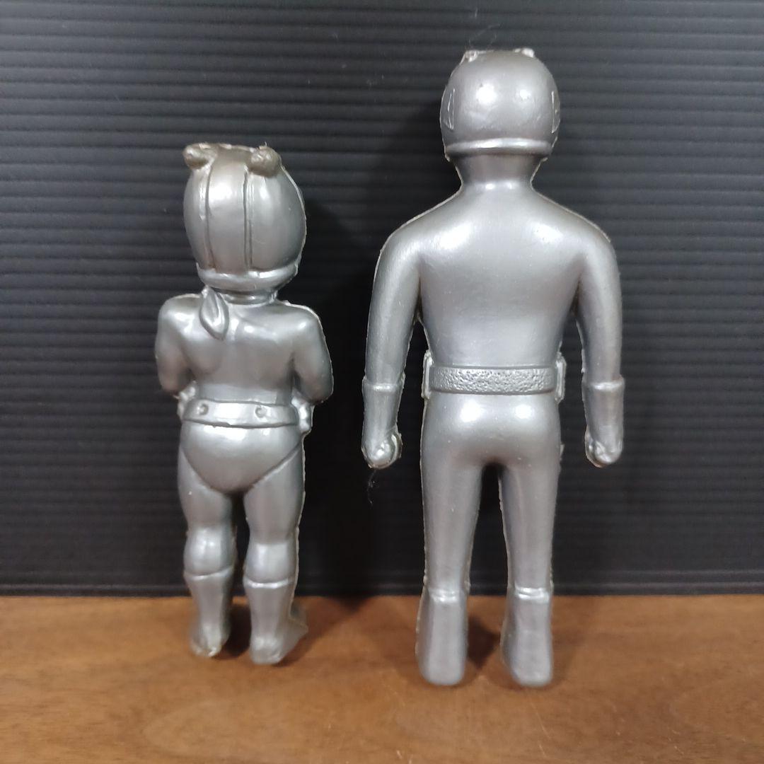 当時物　昭和のヒーロー　ポリ製駄玩具　　10点セット