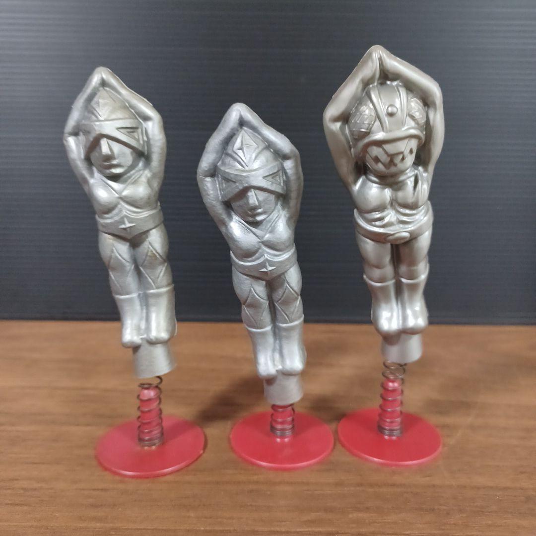 当時物　昭和のヒーロー　ポリ製駄玩具　　10点セット