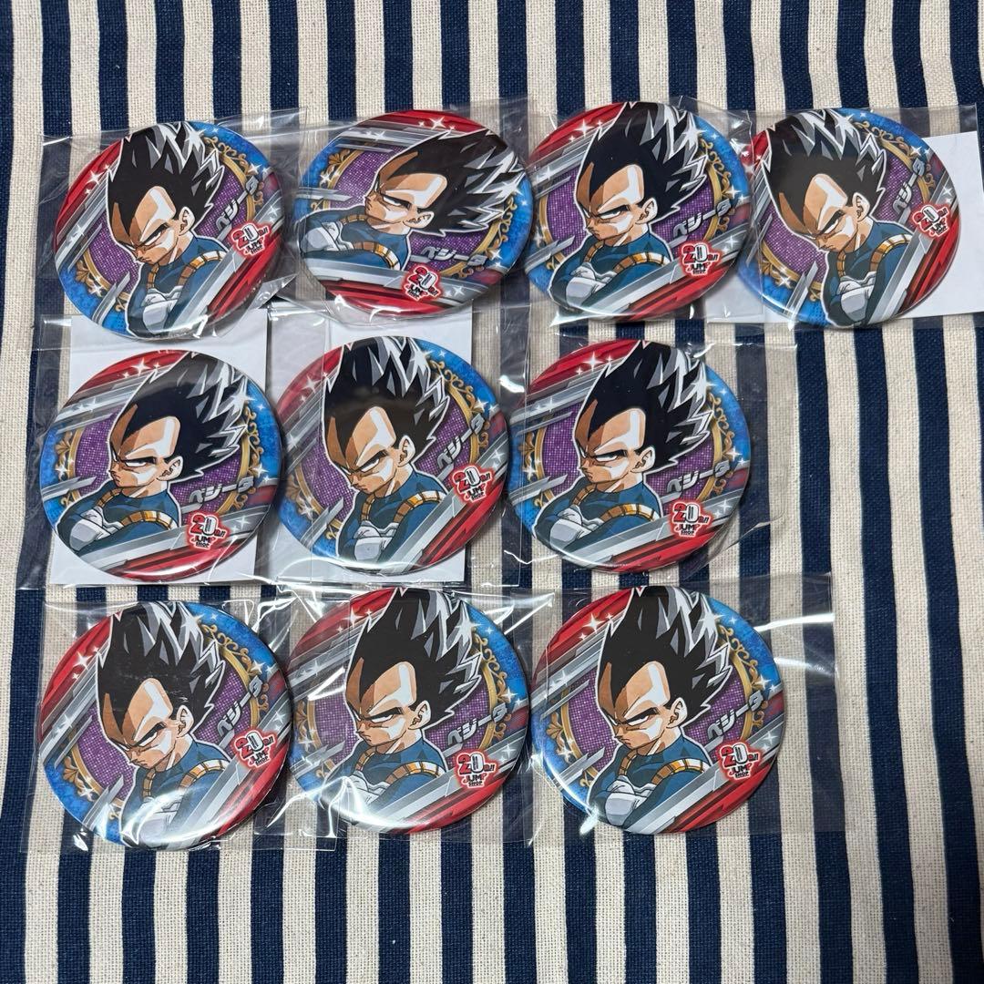 ドラゴンボール ベジータ 20th オールスター缶バッジ