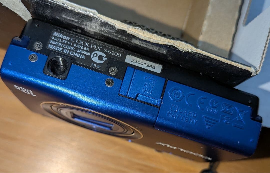 ✨稼働品✨Nikon COOLPIX S6200 ブルー コンデジ