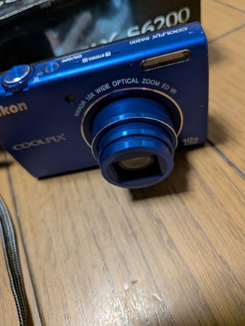✨稼働品✨Nikon COOLPIX S6200 ブルー コンデジ
