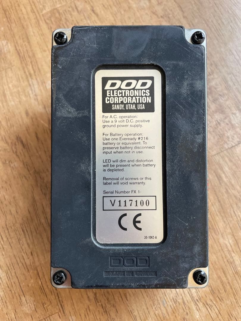 ギター DOD FX 86B DEATH L DISTORTION