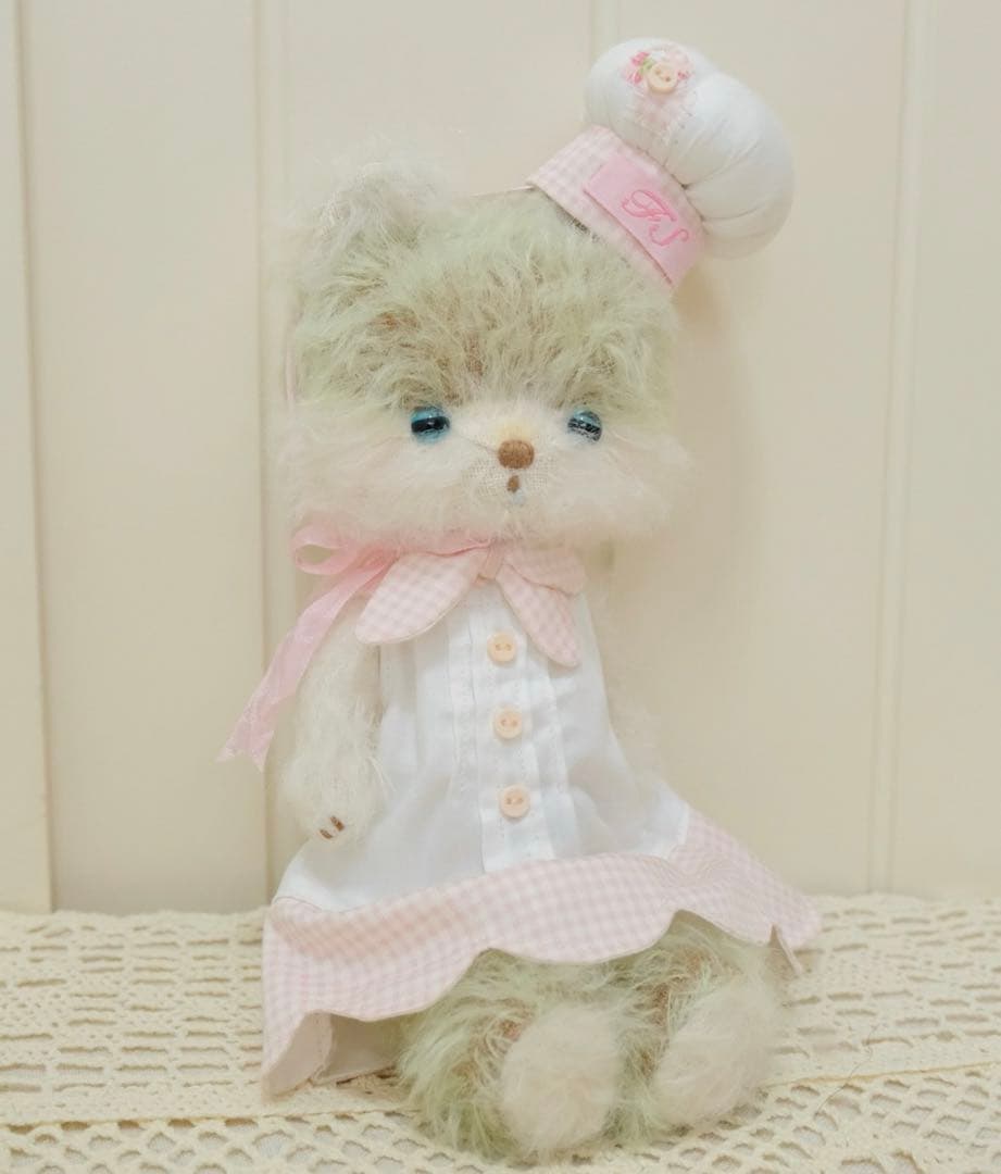 ネムネムキーウィにゃんちゃん ねこ ぬいぐるみ アーティストベア 海外作家様