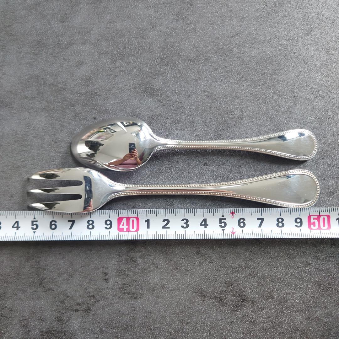 美品 クリストフル パール ケーキフォーク コーヒースプーン 6点