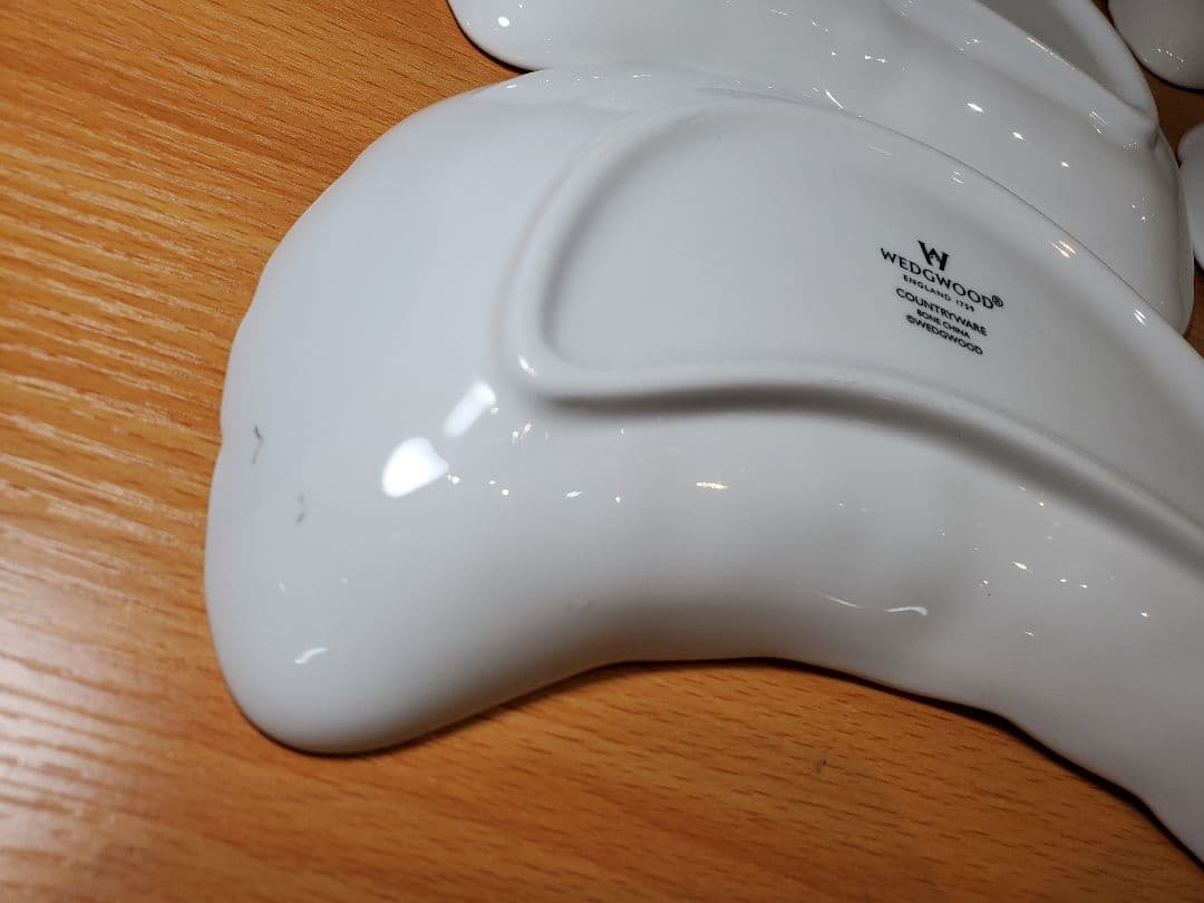 た*ん様 ウェッジウッド クレセントプレート　三日月型　6枚セット