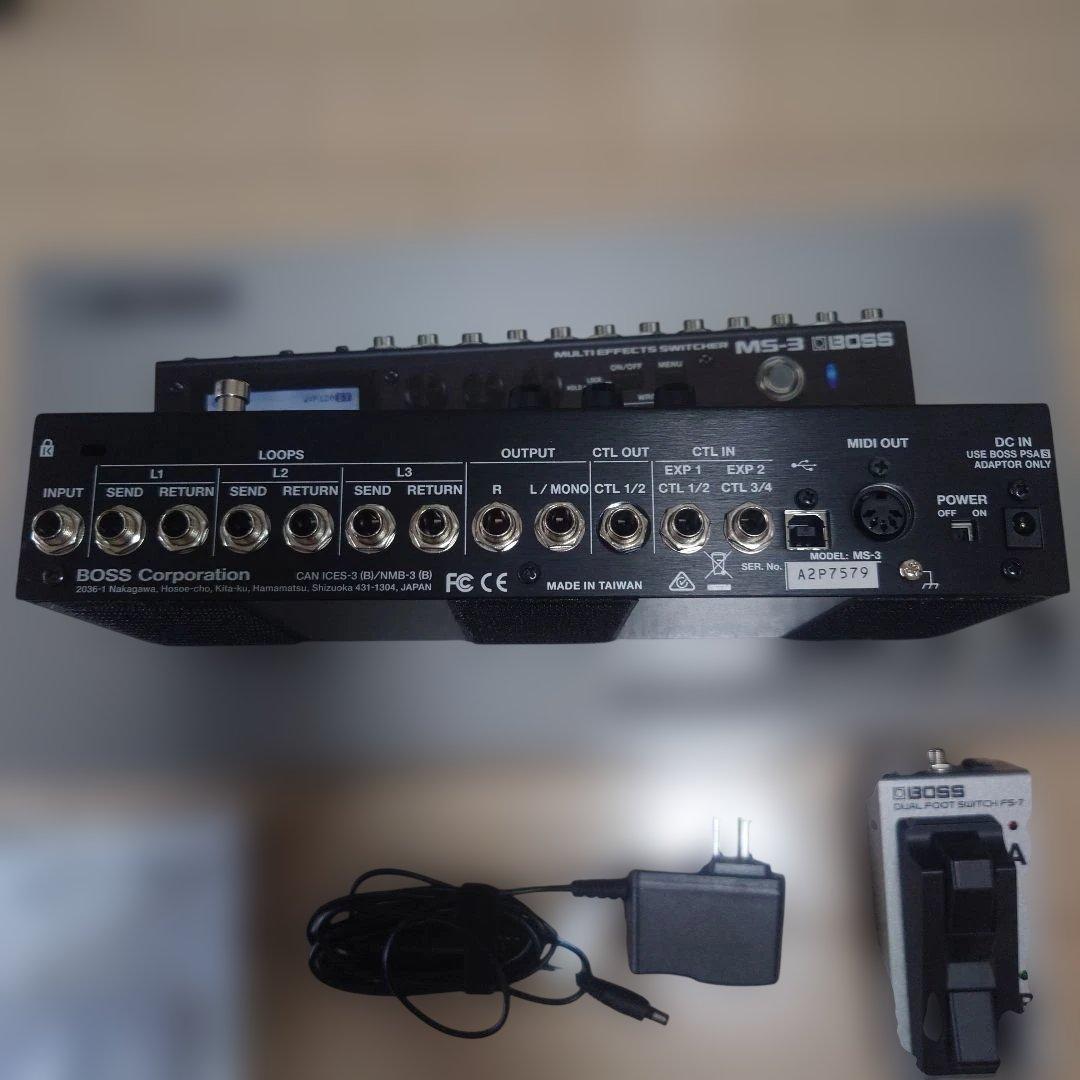 電源スイッチ不良 BOSS MS-3 マルチエフェクトスイッチャー