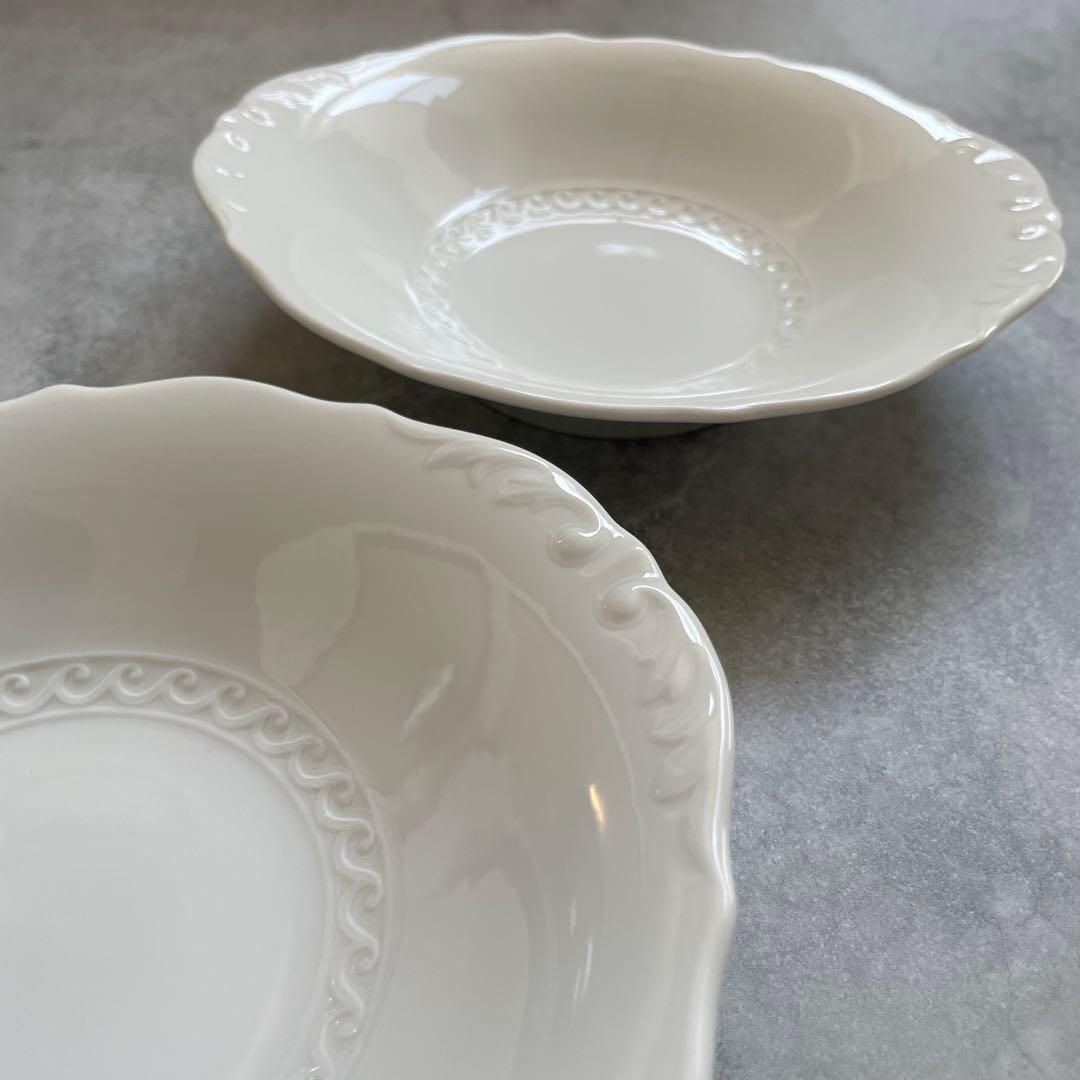 未使用、リチャード・ジノリ ミュージオホワイトボウル 2枚セット