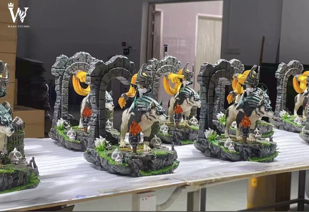 ゼルダの伝説 Wake-STUDIO リンク ミドナ フィギュア