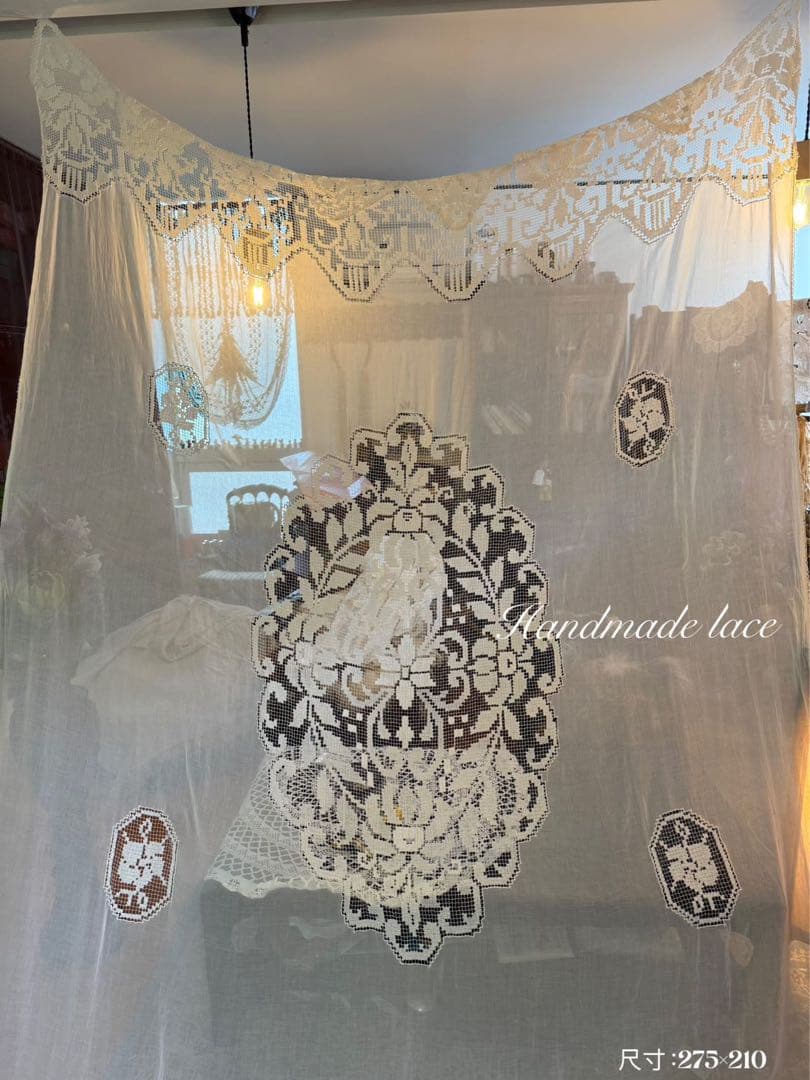 ハンドメイドレースカーテン （sold out）