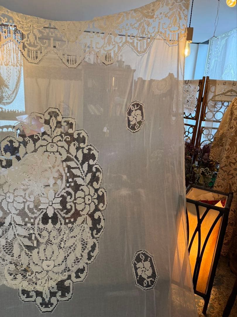 ハンドメイドレースカーテン （sold out）