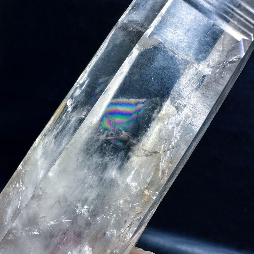 希少高透明度❗️マニカラン産レインボー☆ヒマラヤ水晶クラスター強いパワーA1443