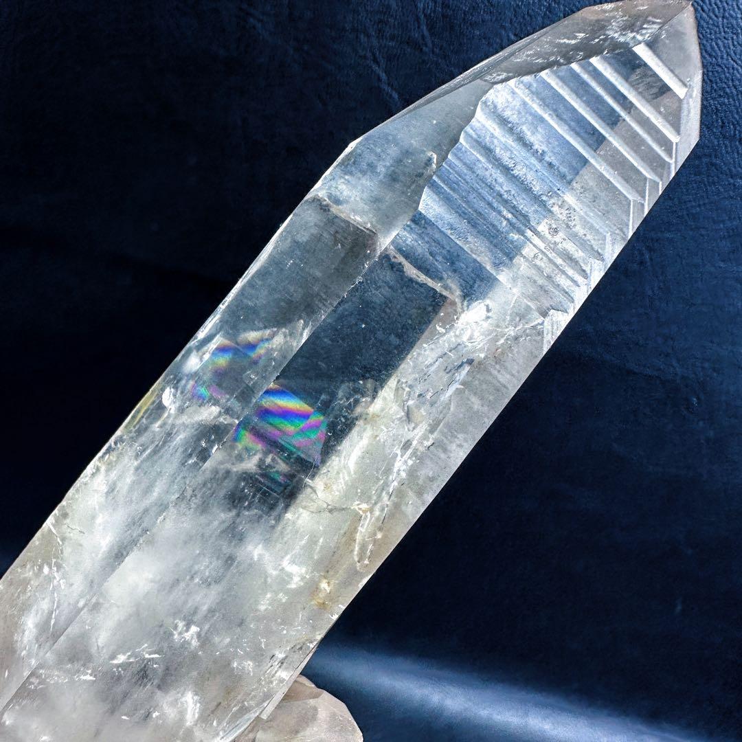 希少高透明度❗️マニカラン産レインボー☆ヒマラヤ水晶クラスター強いパワーA1443