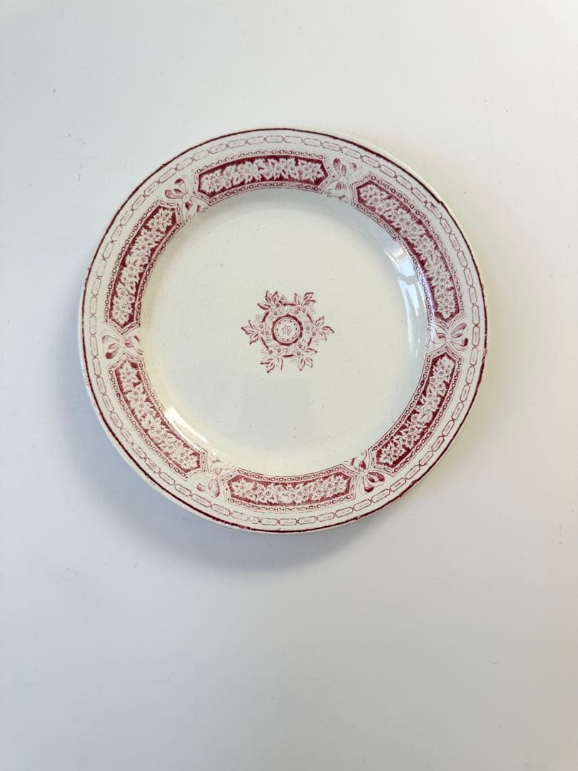 ボルドー窯　フランス　アンティーク　プレート　平皿