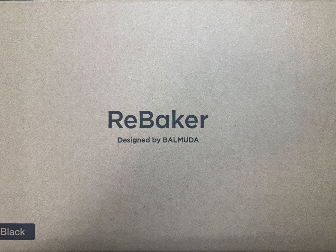 【★新品未使用】BALMUDA ReBaker ブラック トースター