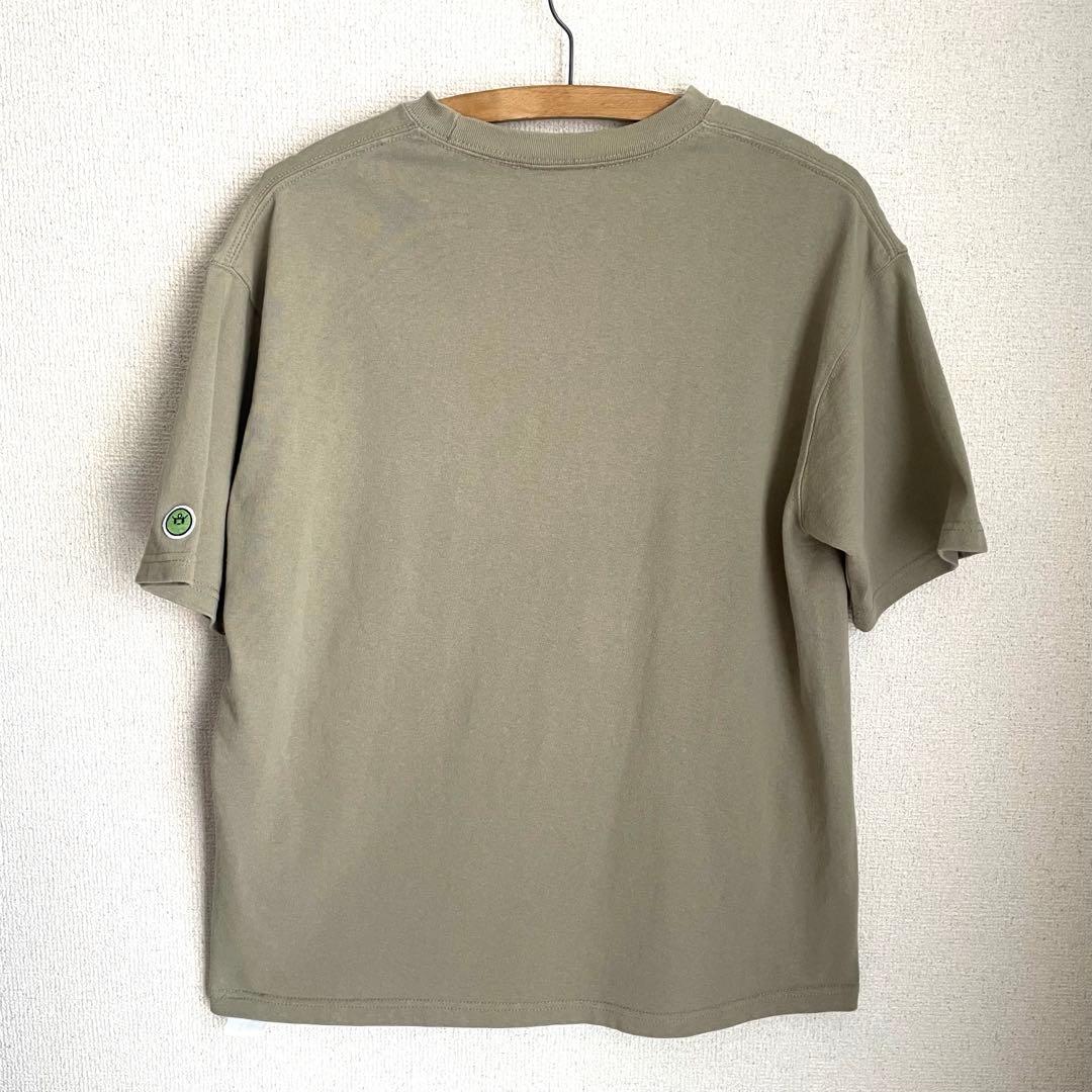 ぐちつぼ TROLL MONSTER TEE ACID KHAKI Mサイズ