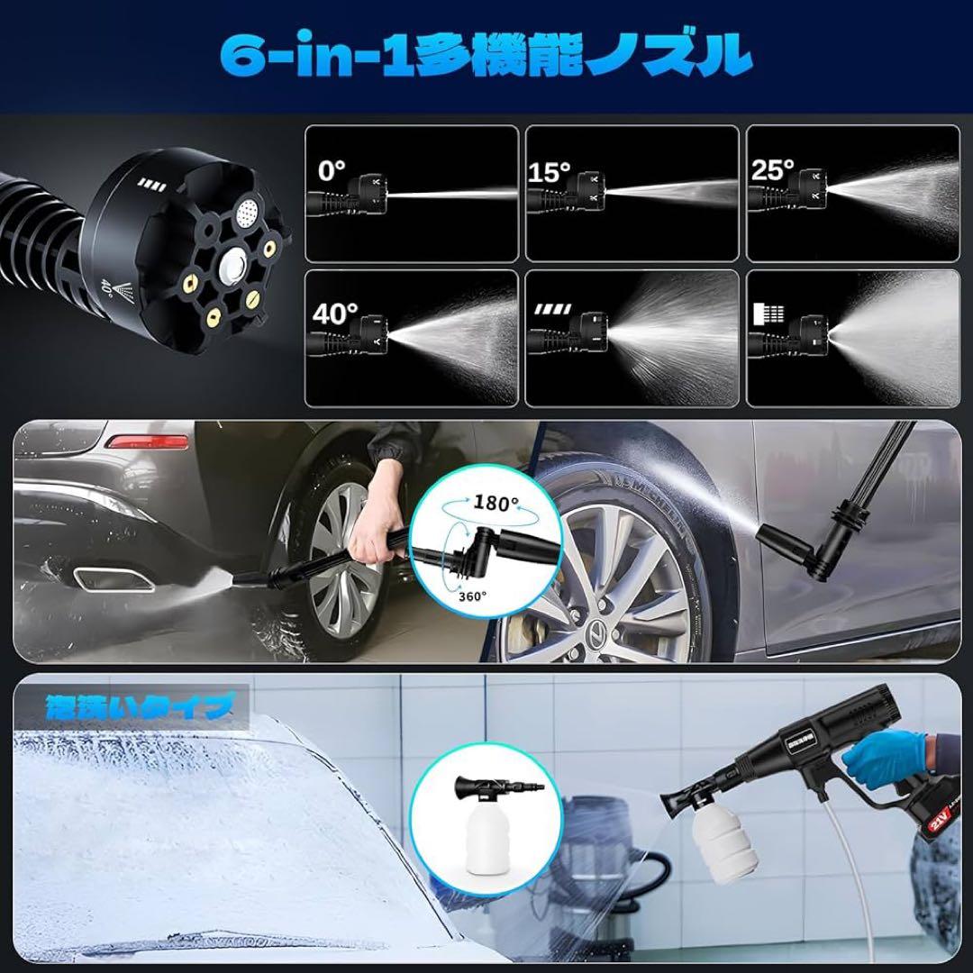 高圧洗浄機 コードレス 21V
