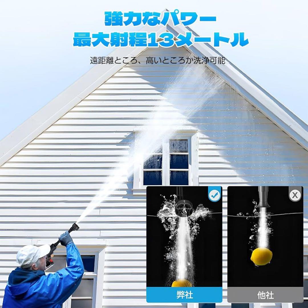 高圧洗浄機 コードレス 21V