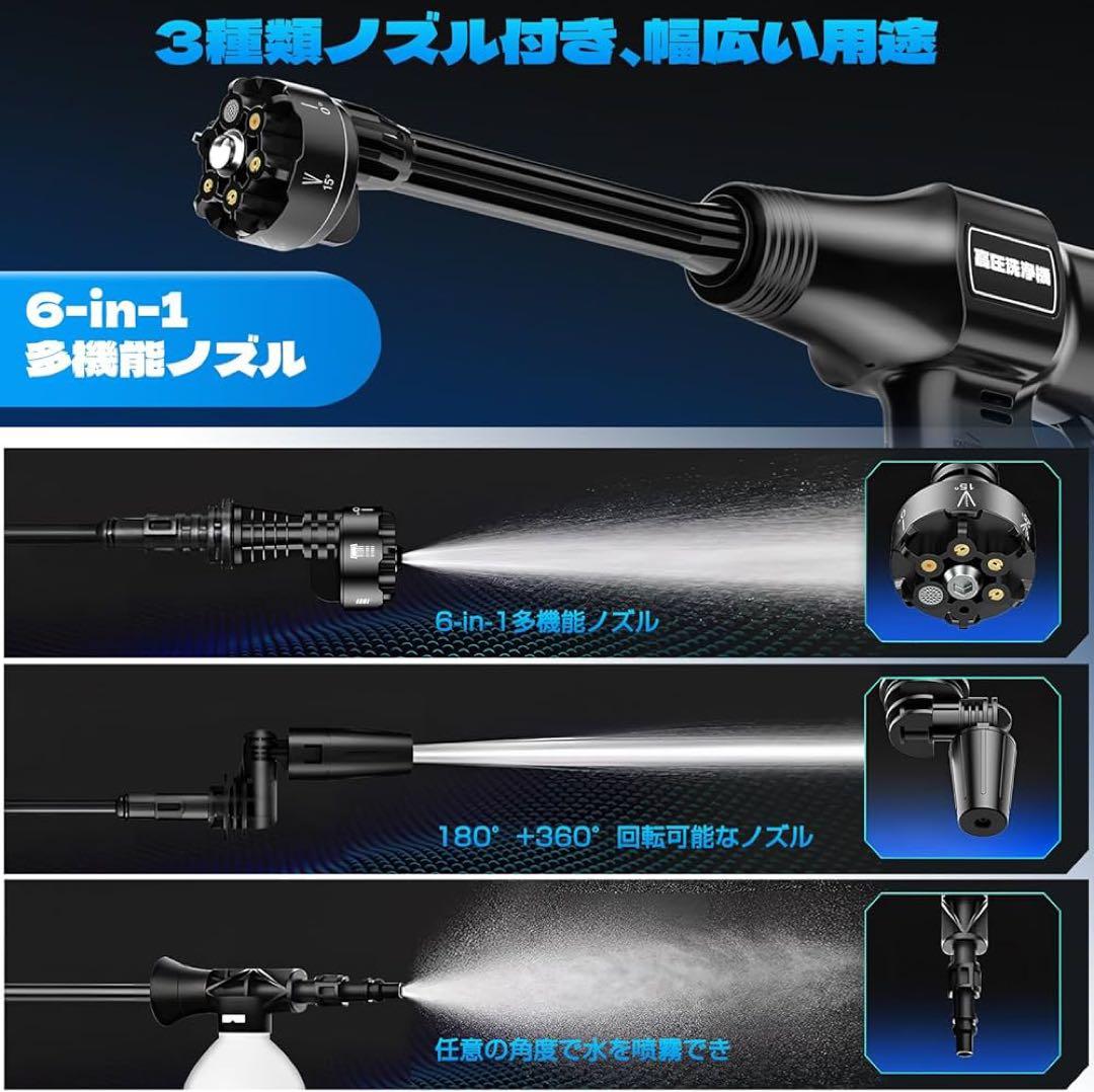 高圧洗浄機 コードレス 21V