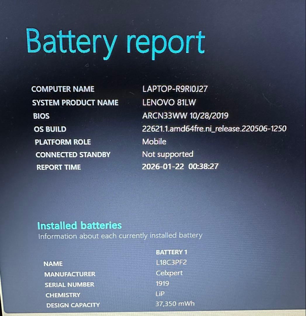 Lenovo ideapad L3 ノートPC