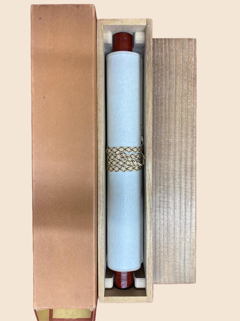 山口萬拙『梅花一枝花』俳画 一行書 茶掛 紙本 共箱 大徳寺派興臨院住職 掛軸