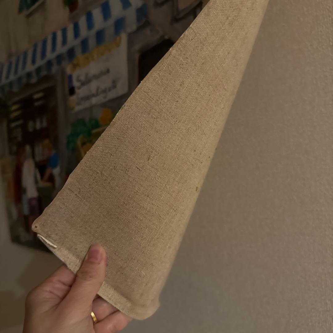 市場の風景 油彩キャンバスアート 大きめ