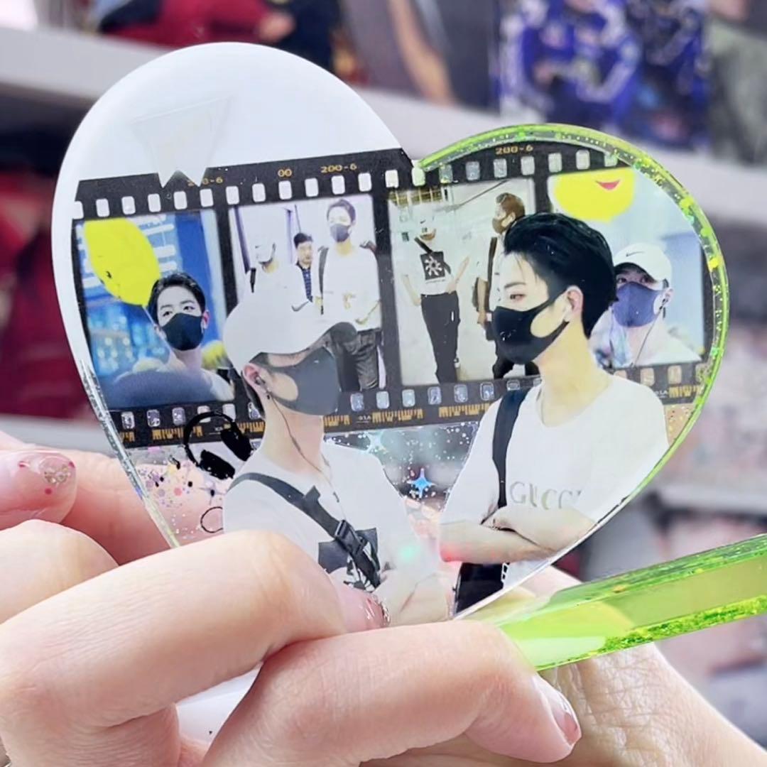 肖戦 王一博 Lサイズ　デザインハート　レジンスタンド❣️4点❣️確認用❣️1216