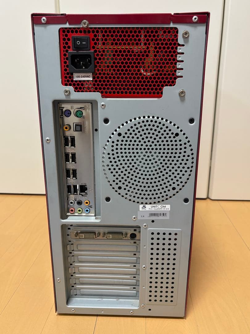 Faith パソコンケース PCケース 赤 レッド Red