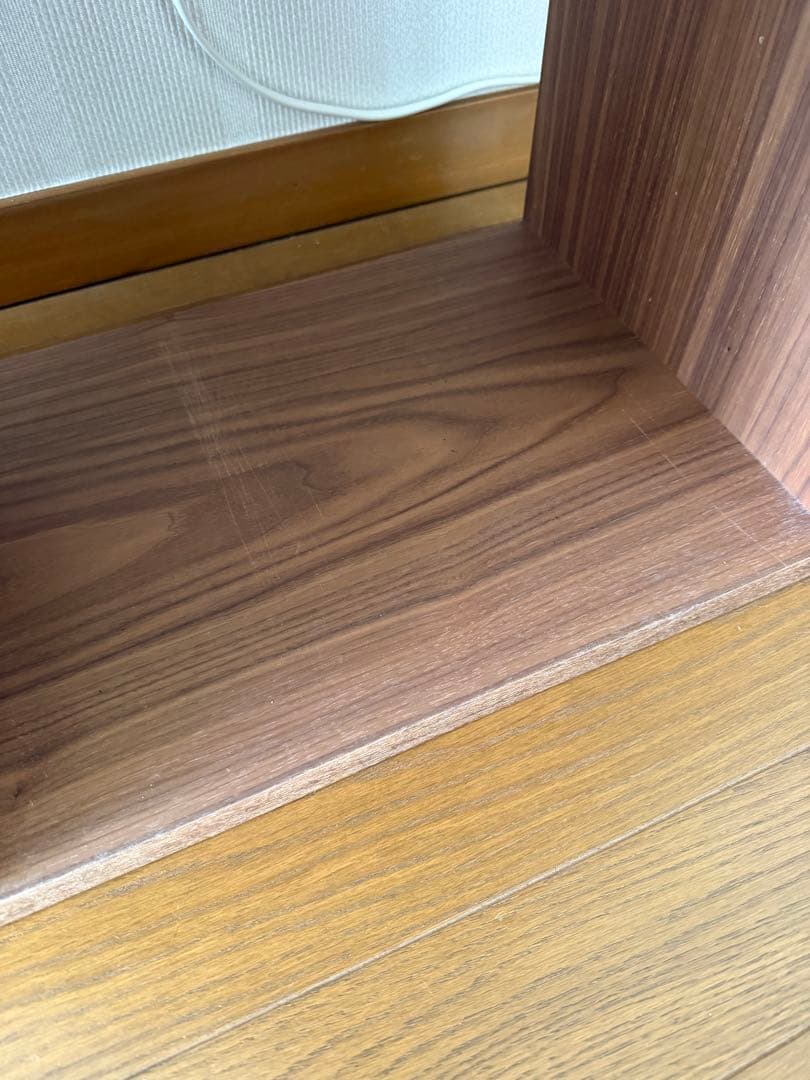 無印良品スタッキングシェルフ5段　ウォールナット材