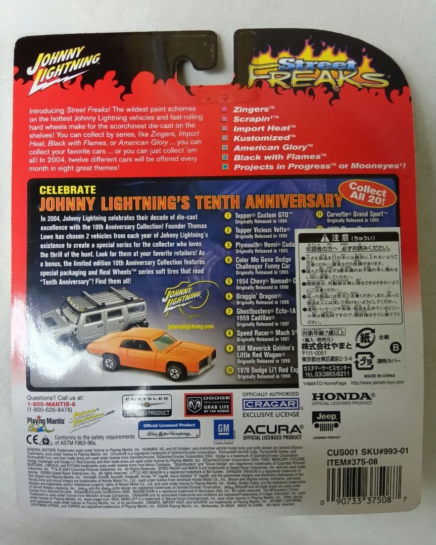 Johnny Lightning　'99 Honda Civic 　ミニカー