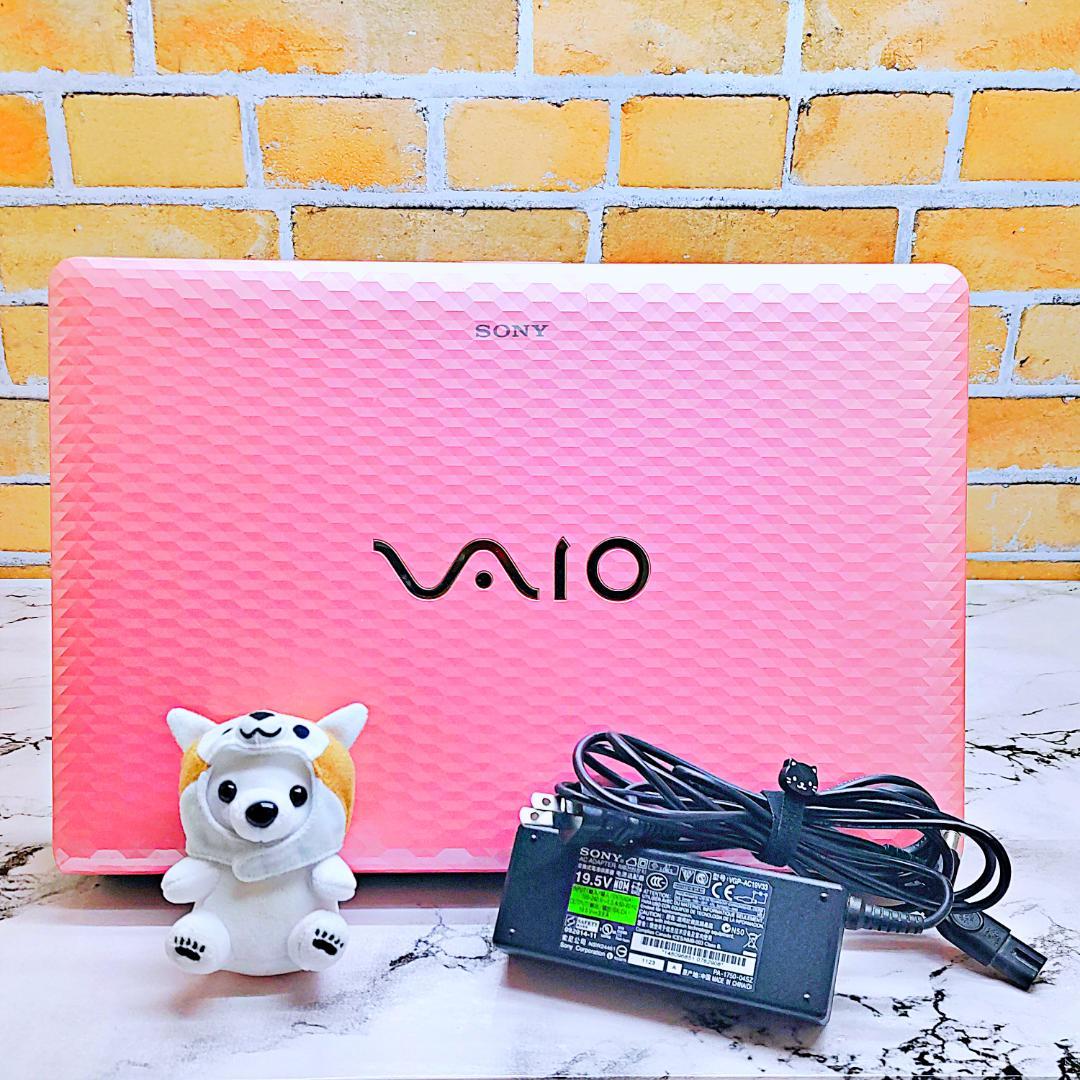 希少ピンク❤️ダイヤカットノートパソコン❤️HDD500G✨i3・メモリ8G