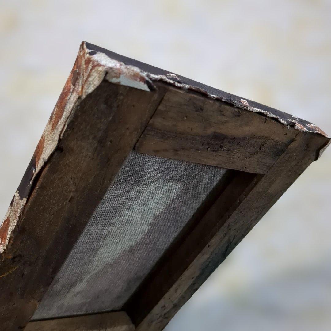 高島野十郎 蠟燭 模写油絵手書きSM