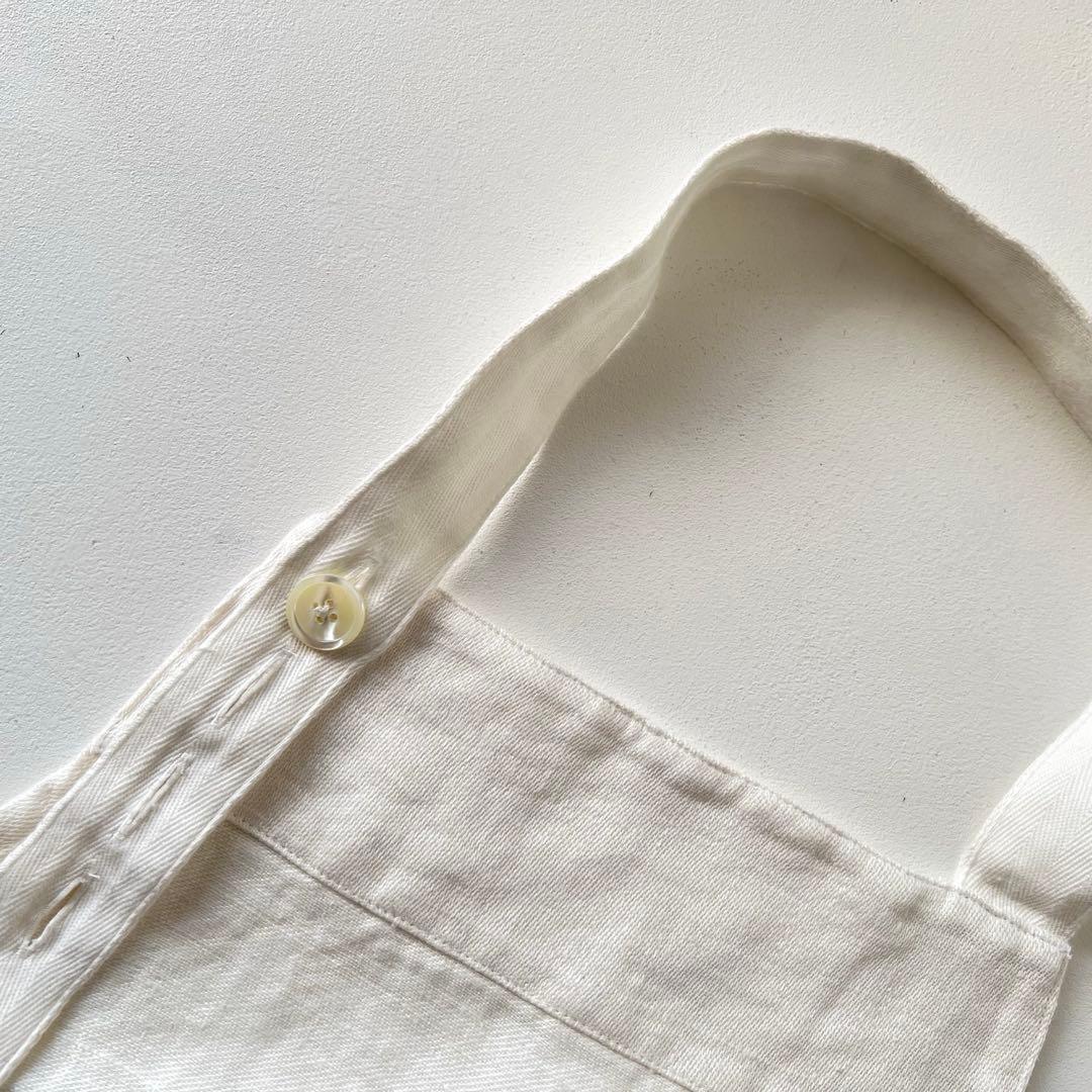 【新品】Tekla エプロン リネン 白 テクラ キッチン