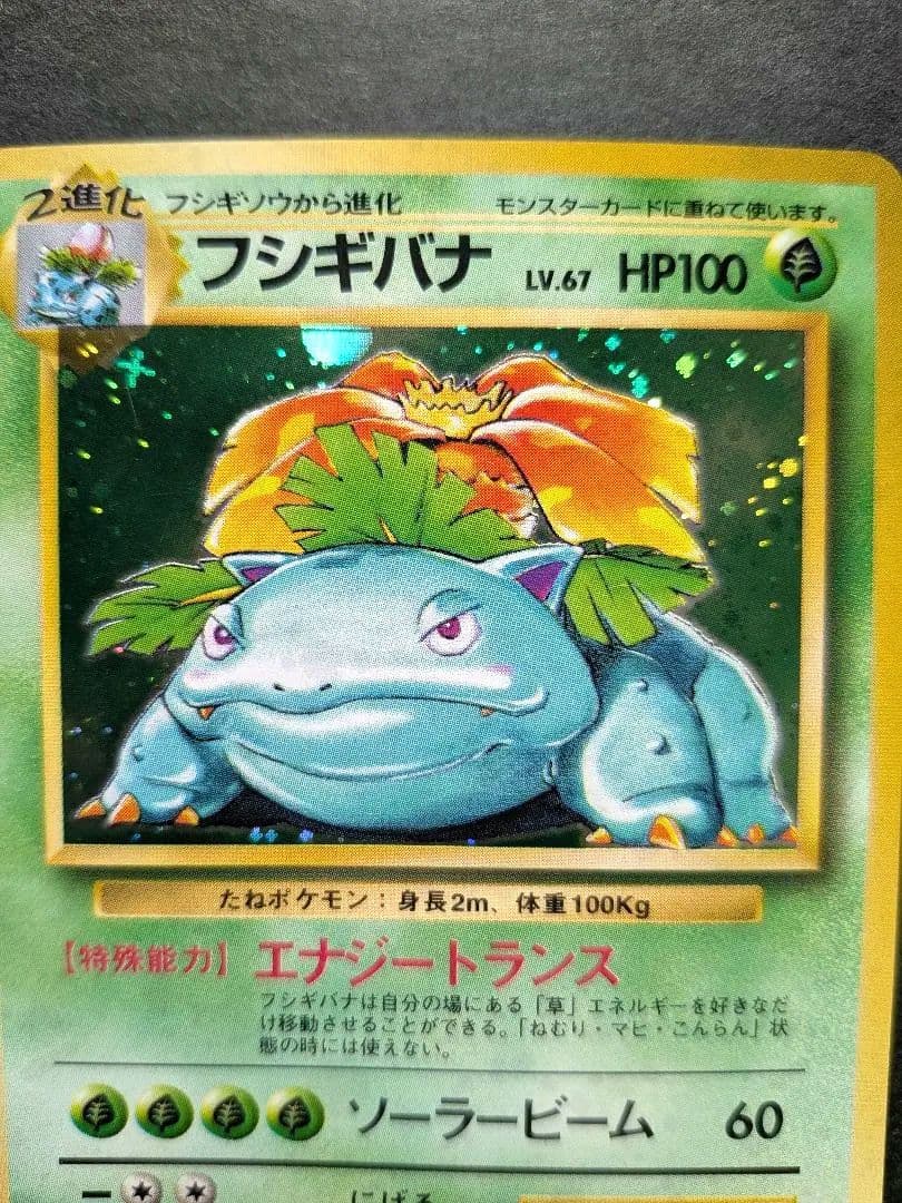 ポケモンカード　旧裏　フシギバナ　エナジートランス pokemon