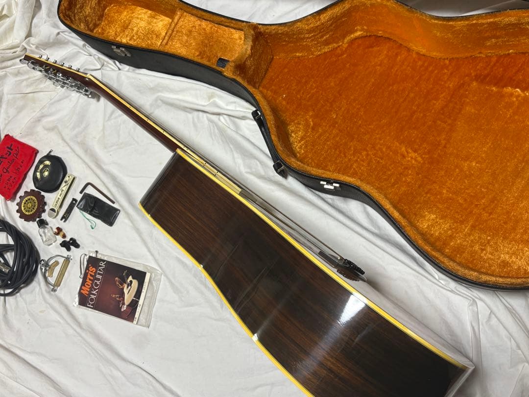 Morris 12弦ギター　B-30 保証書とハードケース付き1923-10-1