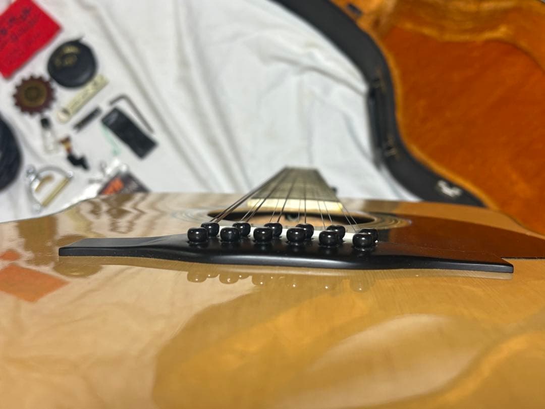 Morris 12弦ギター　B-30 保証書とハードケース付き1923-10-1